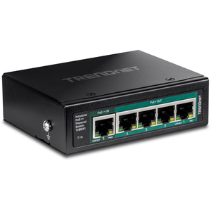 Trendnet TI-B541 switch No administrado Gigabit Ethernet (10/100/1000) Energía sobre Ethernet (PoE) Negro