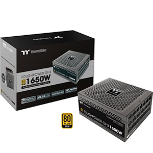 Thermaltake Toughpower GF3 1650W 24-pin ATX Negro - Fuente Alimentacion