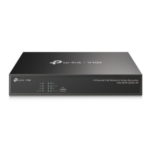 TP-Link VIGI NVR1004H-4P Grabadore de vídeo en red (NVR) Negro TP-Link VIGI NVR1004H-4P Grabadore de vídeo en red (NVR) Negro