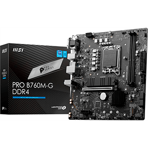MSI Pro B760M-G DDR4  mATX LGA1700 - Placa Base