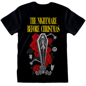 Camiseta Jack Coffin Pesadilla Antes de Navidad Disney adulto