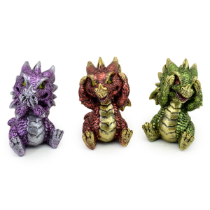 Set figuras Dragones Bebes de los Elementos 8cm Set figuras Dragones Bebes de los Elementos 8cm