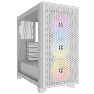 Corsair 3000D Airflow MID-Tower Cristal Templado Blanco - Caja Ordenador