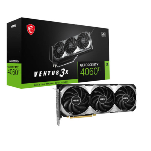 MSI GeForce RTX 4060 Ti Ventus 3X OC 16G GDDR6 - Tarjeta Grafica Gaming