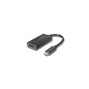 Lenovo 4X90Q93303 adaptador de cable de vídeo 0,2 m USB Tipo C DisplayPort Negro