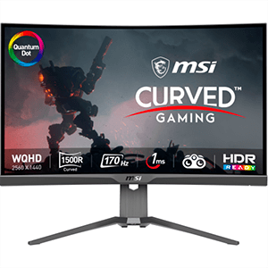 MSI MAG 275CQRF QD 27´´ - Rapid VA - 2K WQHD - 170Hz - Curvo - Monitor Gaming
