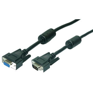 LogiLink VGA M/F 1.8m cable VGA 1,8 m VGA (D-Sub) Negro LogiLink VGA M/F 1.8m cable VGA 1,8 m VGA (D-Sub) Negro