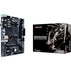 Biostar B550MH 3.0 mATX AM4 - Placa Base