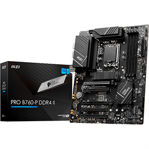 MSI Pro B760-P DDR4 II Intel B760 LGA 1700 ATX - Placa Base