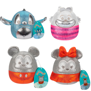 Squishmallows Blister 4 peluches 100th Anniversary Disney Squishmallows 12cm