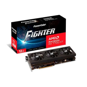 Powercolor Fighter RX 7700XT 12GB GDDR6 - Tarjeta Grafica Gaming