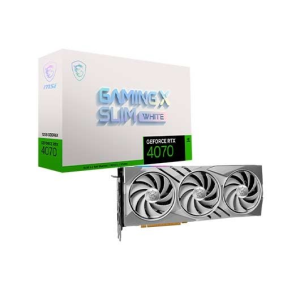 MSI GeForce RTX 4070 Gaming X Slim White 12GB GDDR6X - Tarjeta Grafica Gaming MSI GeForce RTX 4070 Gaming X Slim White 12GB GDDR6X - Tarjeta Grafica Gaming
