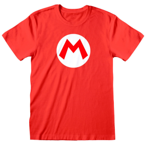 Camiseta Mario Badge Super Mario Bros adulto Camiseta Mario Badge Super Mario Bros adulto
