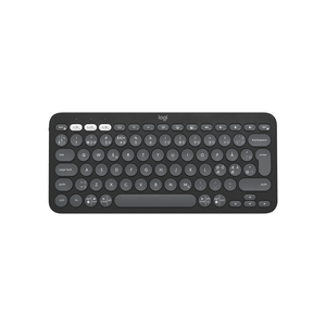 Logitech Pebble Keys 2 K380s teclado RF Wireless + Bluetooth QWERTY Danés, Finlandés, Noruego, Sueco Grafito