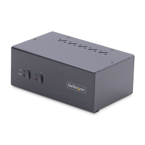 StarTech.com P2DD46A2-KVM-SWITCH interruptor KVM Negro