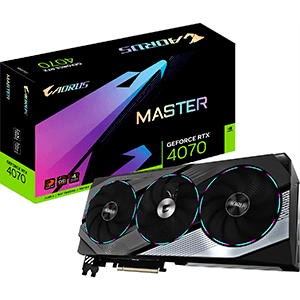 Gigabyte Aorus GeForce RTX 4070 Master 12GB GDDR6X - Tarjeta Grafica Gaming