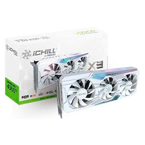 Inno3D iChill GeForce RTX 4060 Ti X3 White 8GB GDDR6 - Tarjeta Grafica Gaming