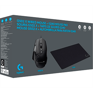 Logitech G502 X Black + G240 - bundle raton + alfombrilla - Pack Perifericos para PC Hardware en GAME.es