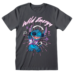 Camiseta Wild Energy Stitch Disney adulto Camiseta Wild Energy Stitch Disney adulto