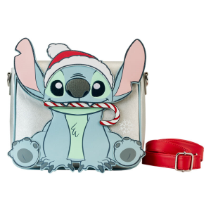 Bolso glitter Holiday Stitch Disney Loungefly Bolso glitter Holiday Stitch Disney Loungefly