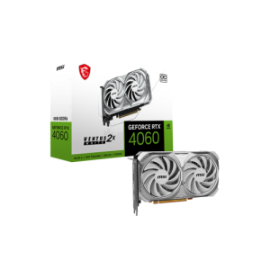 MSI GeForce RTX 4060 Ventus 2X White 8GB GDDR6 - Tarjeta Grafica Gaming para PC Hardware en GAME.es