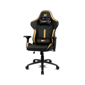 DRIFT DR350 Butaca para jugar Asiento acolchado Oro, Negro