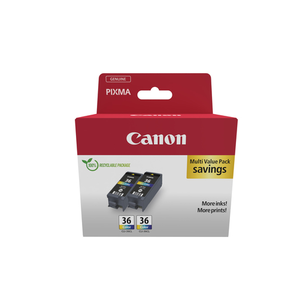Canon 1511B025 cartucho de tinta 2 pieza(s) Original Negro, Cian, Magenta, Amarillo
