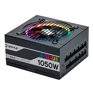 UNYKAch ATX Atilus RGB Black 1050W 20+4 pin ATX Negro - Fuente Alimentacion para PC Hardware en GAME.es