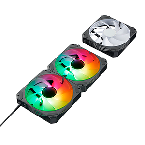 Abysm Arclight 2.0 ARGB 12cm Negro 3 pieza(s) - Ventilador Caja