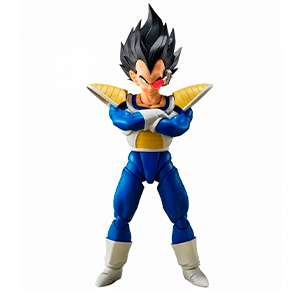 Figura Dragon Ball Z Vegeta 24000 Power Level de 14 cm
