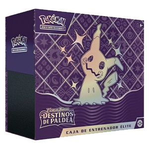 Caja de entrenador Elite Pokemon Escarlata y Purpura Destinos de Paldea