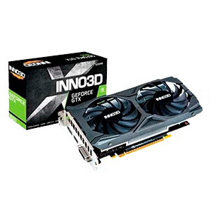 Inno3D GeForce GTX 1650 Twin X2 OC V2 4GB GDDR6 - Tarjeta Grafica Gaming