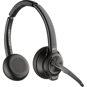 HP Poly Savi 8220 Auriculares Inalámbrico Diadema Oficina/Centro de llamadas Bluetooth Base de carga Negro