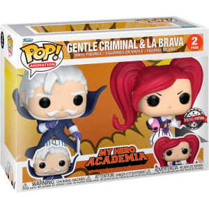 Blister 2 figuras POP My Hero Academia Gentle Criminal La Brava Exclusive