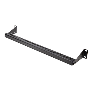 StarTech.com Barra 1U de Amarre Horizontal para Gestión de Cables en Rack - para Racks de 19" - Profundidad Ajustable - Guía Hor