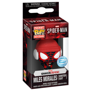 Llavero Pocket POP Marvel Spiderman Miles Morales Winter Miles