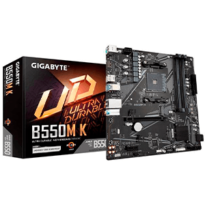 Gigabyte B550M K 1.0 placa base AMD B550 Zócalo AM4 micro ATX