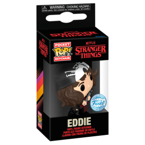 Llavero Pocket POP Stranger Things Eddie para Merchandising en GAME.es