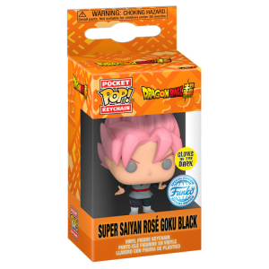 Llavero Pocket POP Dragon Ball Super Super Saiyan Rose Goku Black para Merchandising en GAME.es