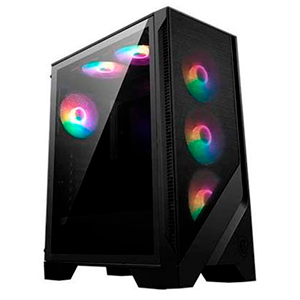 MSI MAG Forge 120A Airflow Transparente Negro - Caja Ordenador