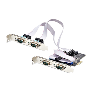 StarTech.com Tarjeta Serie PCI Express de 4 Puertos DB9 - Serial RS232/RS422/RS485 - TAA - UART 16C1050 - ESD de Nivel 4 - con B