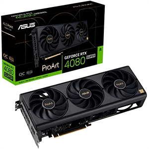 ASUS ProArt -RTX4080S-O16G NVIDIA GeForce RTX 4080 SUPER 16 GB GDDR6X para PC Hardware en GAME.es