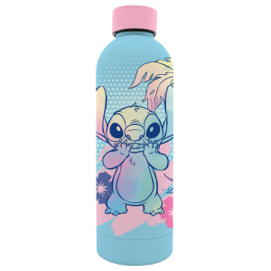 Botella soft touch de acero inoxidable Disney Stitch de 500 ml