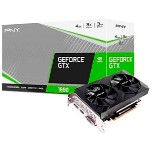 PNY Geforce GTX 1650 4GB Dual Fan - Tarjeta Grafica Gaming