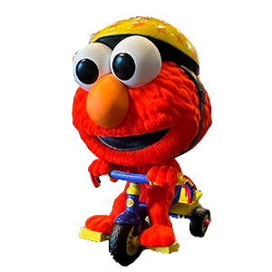 Figura POP Rider Barrio Sesamo Elmo on Trike