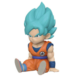 Figura hucha Son Goku Super Saiyan Blue Dragon Ball Super 15cm