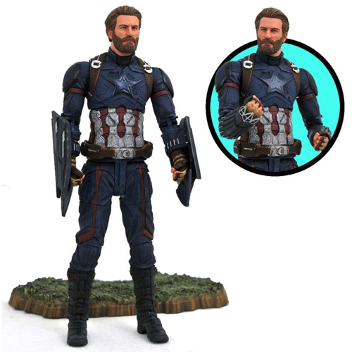 FIGURA DE ACCIoN CAPITaN AMeRICA 18CM
