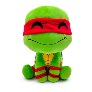 Peluche Tortugas Ninja Raphael sentado de 23 cm