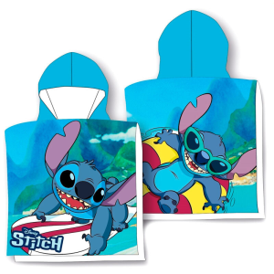Poncho toalla Surf Stitch Disney algodon Poncho toalla Surf Stitch Disney algodon