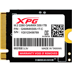 ADATA XPG Gammix S55 1TB Gen4x4 M.2 2230 ROG Ally/SteamDeck - Disco Duro